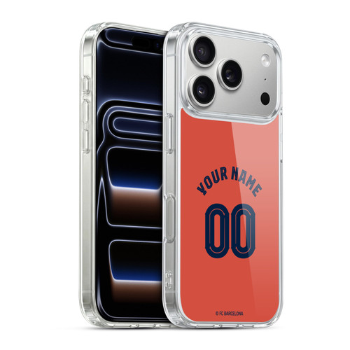 Custom Customised Personalised FC Barcelona 2025/26 Kit Third Soft Gel Case for Apple iPhone 17 Pro