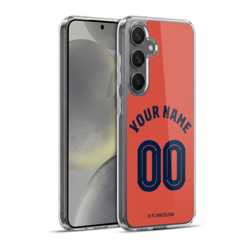 Custom Customised Personalised FC Barcelona 2025/26 Kit Third Soft Gel Case for Samsung Galaxy S24+ 5G