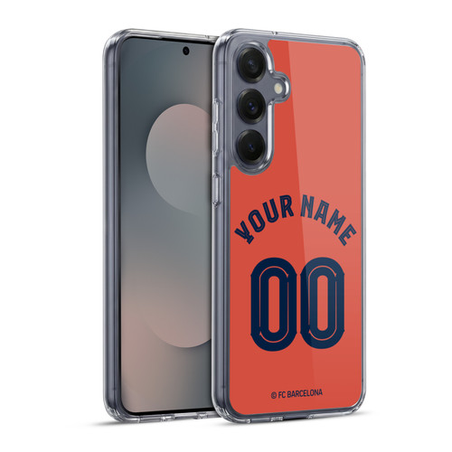 Custom Customised Personalised FC Barcelona 2025/26 Kit Third Soft Gel Case for Samsung Galaxy S25+