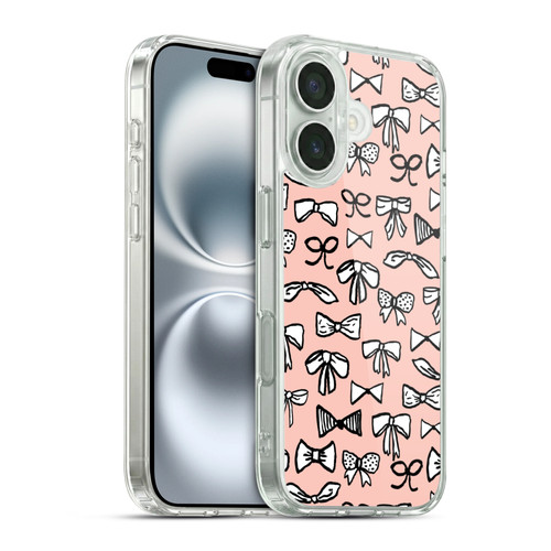 Andrea Lauren Design Lady Like Bow Soft Gel Case for Apple iPhone 16 & MagSafe