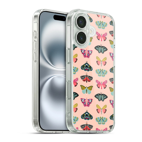 Andrea Lauren Design Lady Like Moths Soft Gel Case for Apple iPhone 16 & MagSafe