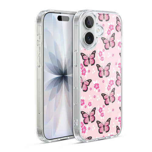 Andrea Lauren Design Lady Like Butterfly Soft Gel Case for Apple iPhone 17