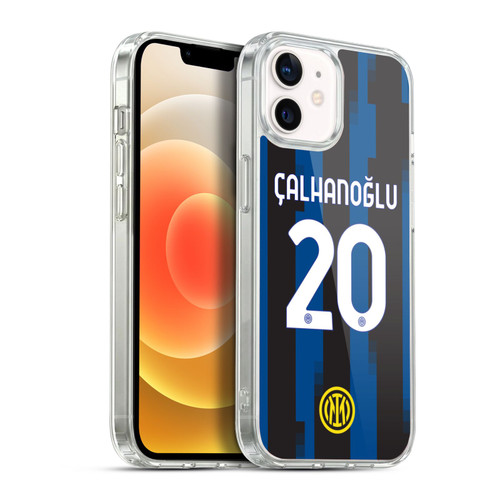 Fc Internazionale Milano 2023/24 Players Home Kit Hakan Çalhanoglu Soft Gel Case for Apple iPhone 12 / iPhone 12 Pro & MagSafe