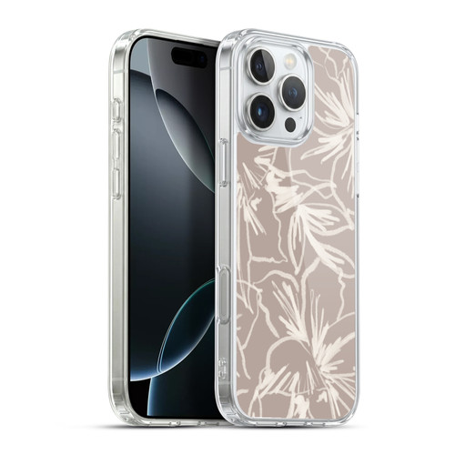 Anis Illustration Mix Pattern Floral Lines Soft Gel Case for Apple iPhone 16 Pro Max & MagSafe