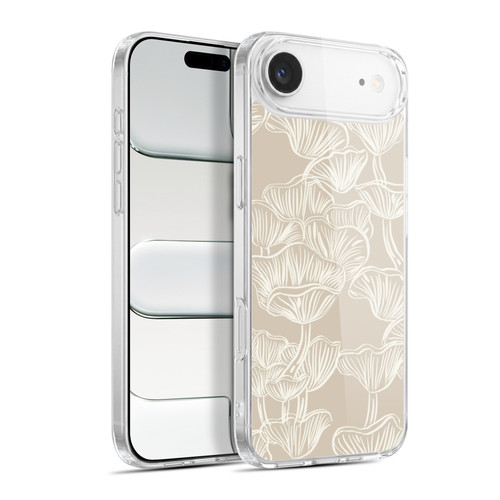 Anis Illustration Mix Pattern Mushrooms Neutrals Soft Gel Case for Apple iPhone 17 Air