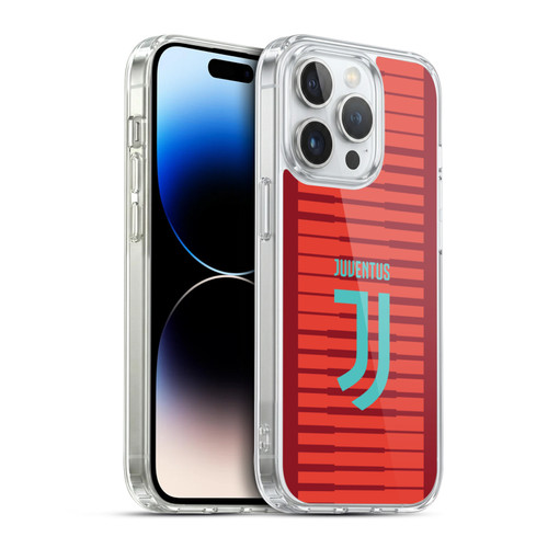 Juventus Football Club 2018/19 Race Kit Away Goalkeeper Soft Gel Case for Apple iPhone 14 Pro & MagSafe