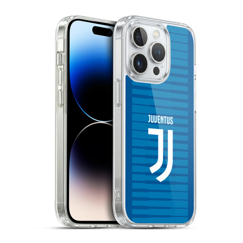 Juventus Football Club 2018/19 Race Kit Third Goalkeeper Soft Gel Case for Apple iPhone 14 Pro & MagSafe