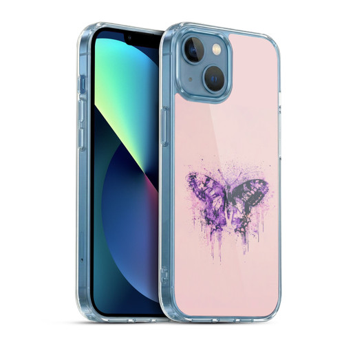 LebensArt Beings Butterfly Soft Gel Case for Apple iPhone 13 Mini & MagSafe