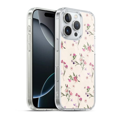 Micklyn Le Feuvre Florals Scattered Soft Gel Case for Apple iPhone 16 Pro & MagSafe
