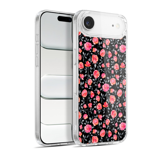 Micklyn Le Feuvre Florals Roses on Black Soft Gel Case for Apple iPhone 17 Air