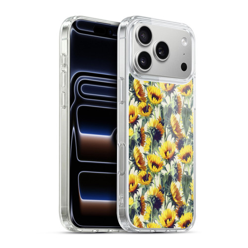 Micklyn Le Feuvre Florals Sunflowers Forever Soft Gel Case for Apple iPhone 17 Pro Max