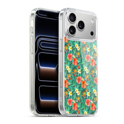 Micklyn Le Feuvre Florals Classic Tropical Garden Soft Gel Case for Apple iPhone 17 Pro Max