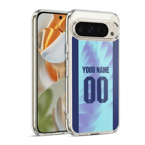 Custom Customised Personalised Arsenal FC 2024/25 Kit Third Soft Gel Case for Google Pixel 9 / Pixel 9 Pro