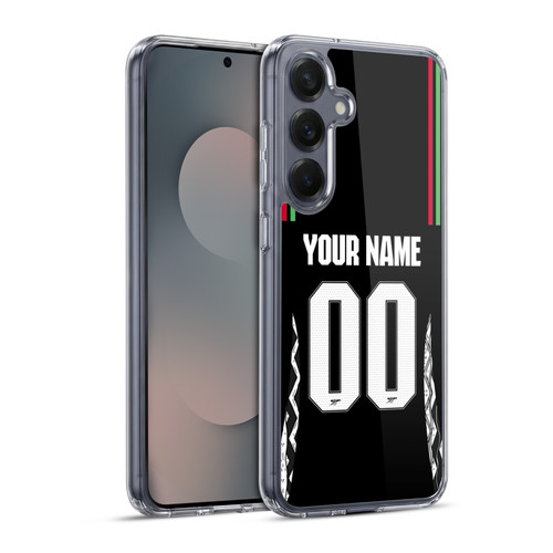 Custom Customised Personalised Arsenal FC 2024/25 Kit Away Soft Gel Case for Samsung Galaxy S25+ & MagSafe
