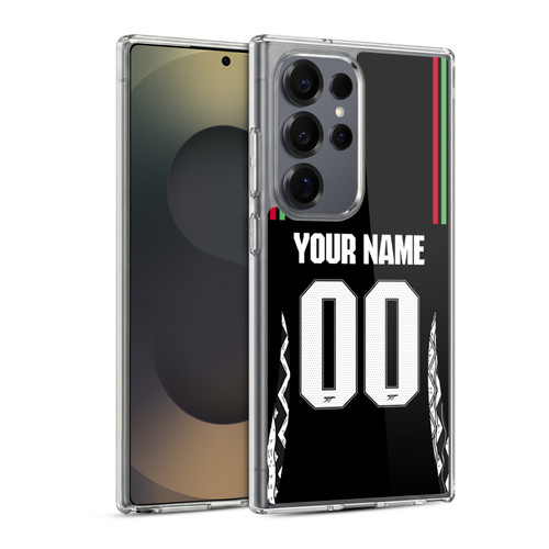 Custom Customised Personalised Arsenal FC 2024/25 Kit Away Soft Gel Case for Samsung Galaxy S25 Ultra & MagSafe