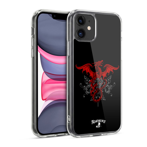 Alchemy Gothic Dragon Draco Rosa Soft Gel Case for Apple iPhone 11