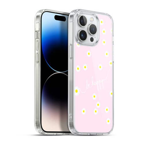 Monika Strigel Happy Daisy Softpink Soft Gel Case for Apple iPhone 13 Pro Max & MagSafe