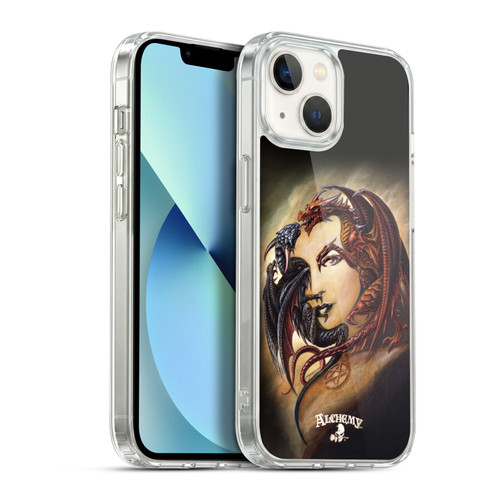 Alchemy Gothic Dragon Morgan Theomachia Soft Gel Case for Apple iPhone 13