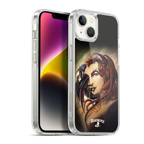 Alchemy Gothic Dragon Morgan Theomachia Soft Gel Case for Apple iPhone 14 Plus & MagSafe
