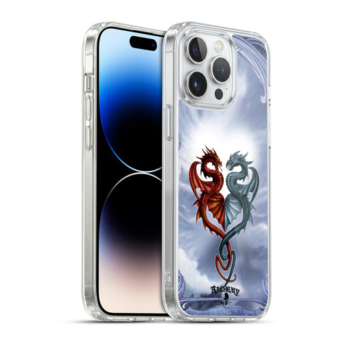 Alchemy Gothic Dragon Draconic Tryst Soft Gel Case for Apple iPhone 14 Pro Max & MagSafe