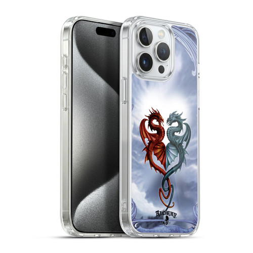 Alchemy Gothic Dragon Draconic Tryst Soft Gel Case for Apple iPhone 15 Pro Max & MagSafe