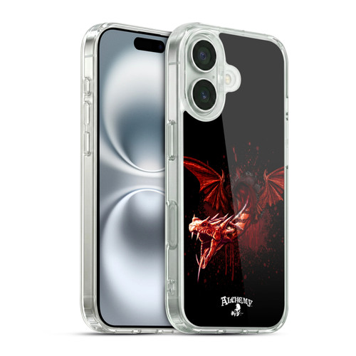 Alchemy Gothic Dragon Devils Travails Soft Gel Case for Apple iPhone 16 & MagSafe