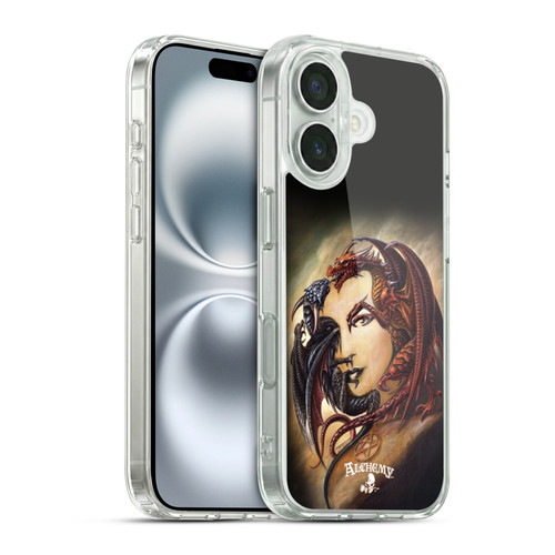 Alchemy Gothic Dragon Morgan Theomachia Soft Gel Case for Apple iPhone 16 & MagSafe