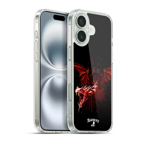 Alchemy Gothic Dragon Devils Travails Soft Gel Case for Apple iPhone 16 Plus & MagSafe