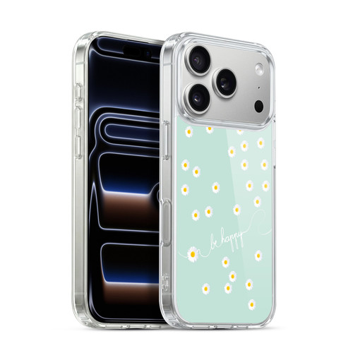 Monika Strigel Happy Daisy Mint Soft Gel Case for Apple iPhone 17 Pro