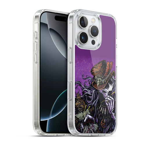 David Lozeau Colourful Grunge Voodoo Priest Soft Gel Case for Apple iPhone 16 Pro & MagSafe