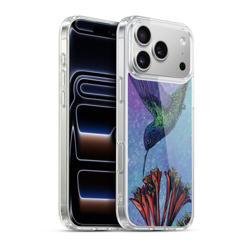 David Lozeau Colourful Grunge The Hummingbird Soft Gel Case for Apple iPhone 17 Pro Max