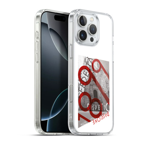 AC Milan Adults Passion Soft Gel Case for Apple iPhone 16 Pro Max & MagSafe
