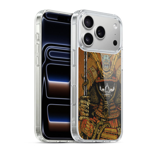 David Lozeau Colourful Grunge Samurai Soft Gel Case for Apple iPhone 17 Pro