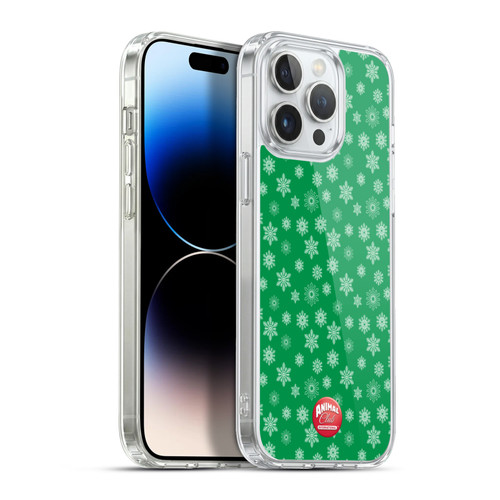 Animal Club International Patterns Snowflakes Soft Gel Case for Apple iPhone 13 Pro Max & MagSafe