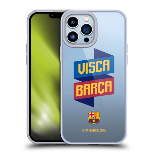FC Barcelona Forca Barca Visca Soft Gel Case for Apple iPhone 13 Pro Max & MagSafe