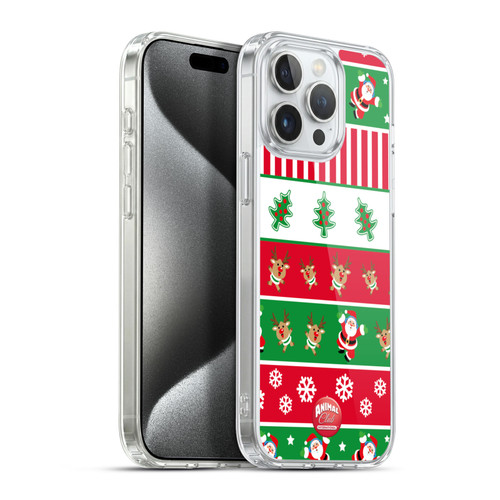 Animal Club International Patterns Mix 2 Soft Gel Case for Apple iPhone 15 Pro Max & MagSafe