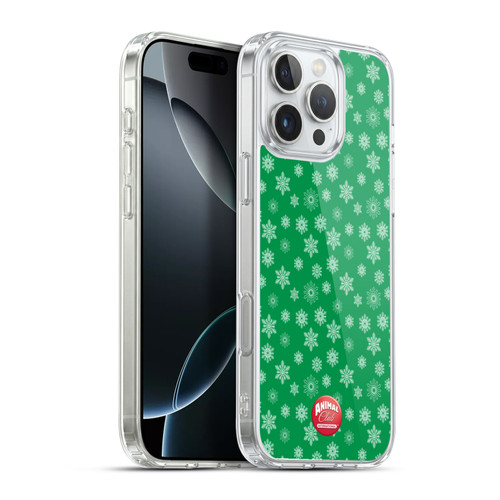 Animal Club International Patterns Snowflakes Soft Gel Case for Apple iPhone 16 Pro Max & MagSafe