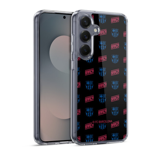 FC Barcelona Forca Barca Pattern Soft Gel Case for Samsung Galaxy S25 & MagSafe