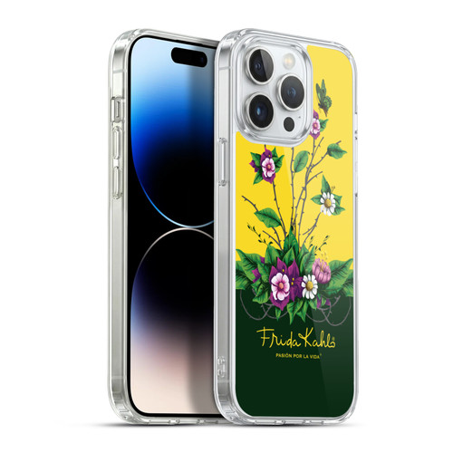 Frida Kahlo Purple Florals Shrub Soft Gel Case for Apple iPhone 13 Pro Max & MagSafe