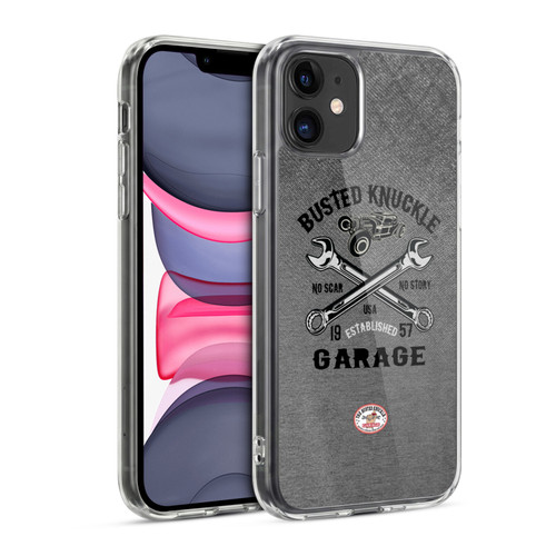 Busted Knuckle Garage Graphics No Scar Soft Gel Case for Apple iPhone 11