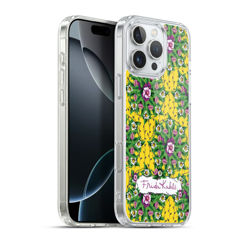 Frida Kahlo Purple Florals Mandala Soft Gel Case for Apple iPhone 16 Pro Max & MagSafe