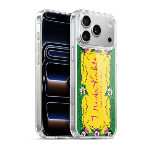 Frida Kahlo Purple Florals Frame Soft Gel Case for Apple iPhone 17 Pro Max