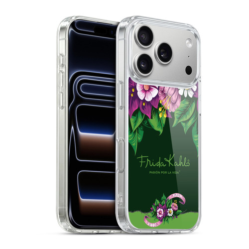 Frida Kahlo Purple Florals Blooms Soft Gel Case for Apple iPhone 17 Pro