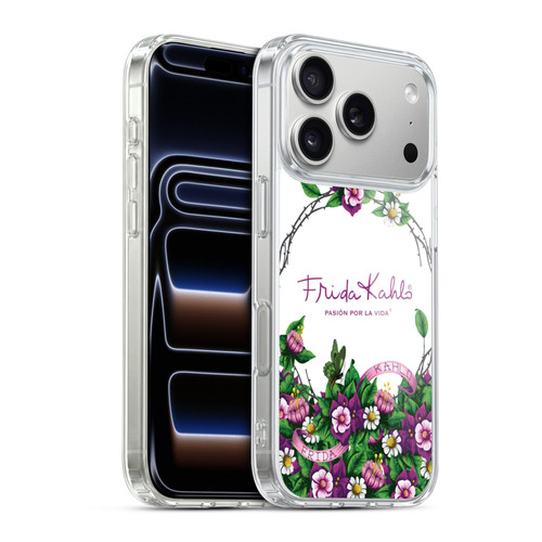 Frida Kahlo Purple Florals Bunch Soft Gel Case for Apple iPhone 17 Pro
