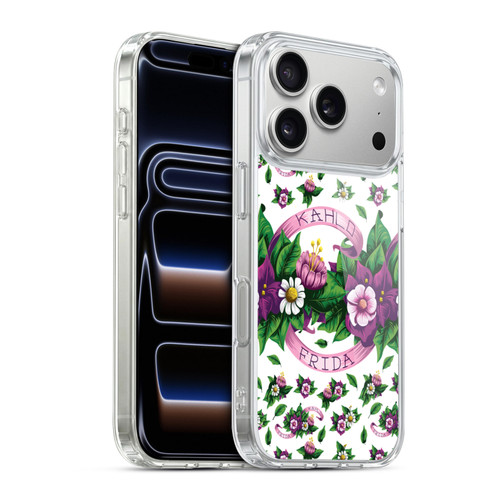 Frida Kahlo Purple Florals Ribbon Soft Gel Case for Apple iPhone 17 Pro