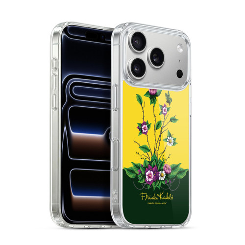 Frida Kahlo Purple Florals Shrub Soft Gel Case for Apple iPhone 17 Pro