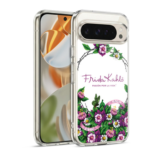 Frida Kahlo Purple Florals Bunch Soft Gel Case for Google Pixel 9 / Pixel 9 Pro