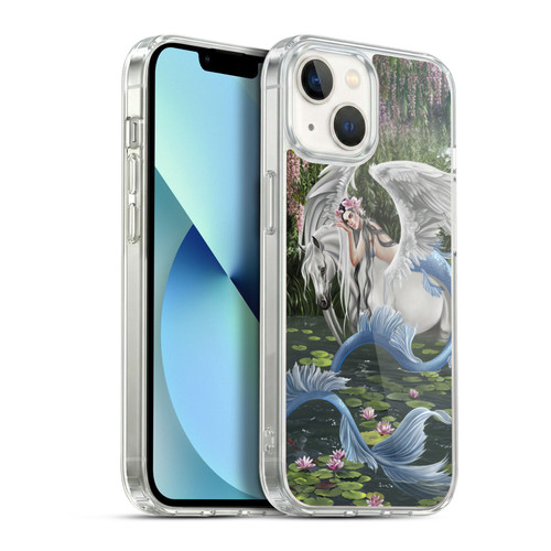 Nene Thomas Deep Forest Still Waters Mermaid & Pegasus Soft Gel Case for Apple iPhone 13