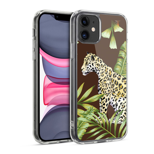 Haroulita Forest Leopard Soft Gel Case for Apple iPhone 11