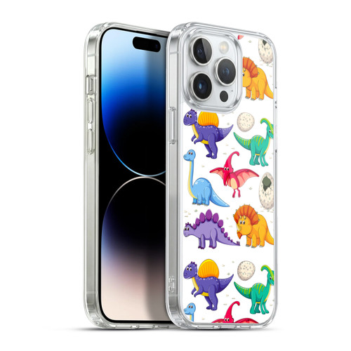 Haroulita Forest Dinosaurs Soft Gel Case for Apple iPhone 13 Pro Max & MagSafe